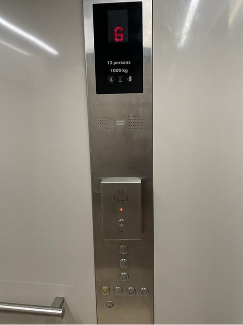 Het laatste nieuws van het bedrijf over J&R Intercom van de noodsituatie Hands-Free Lift