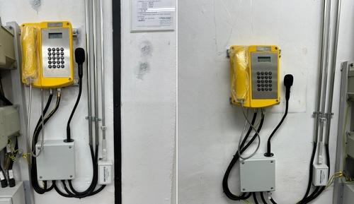 Het laatste nieuws van het bedrijf over Explosiebestendige telefoon geïnstalleerd bij kerncentrale Kozloduy