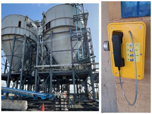 Het laatste nieuws van het bedrijf over Verbetering van de industriële veiligheid: waterdichte telefoons JR103-4B-4G geïnstalleerd in de fabriek van Brixton, Verenigd Koninkrijk