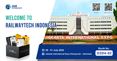Het laatste nieuws van het bedrijf over J&R Technology presenteert geavanceerde spoorwegcommunicatieoplossingen op Railwaytech Indonesia 2025
