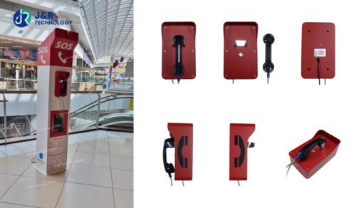 Het laatste nieuws van het bedrijf over Verbetering van de openbare veiligheid in winkelcentra in Chili met J&R's JR210-1B-SIP noodtelefoon