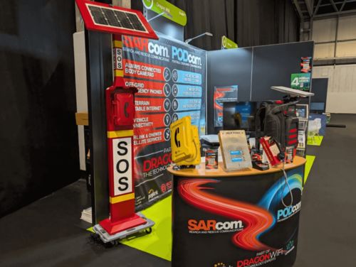 Het laatste nieuws van het bedrijf over 4G Zonne-noodhulppunt op de Birmingham Show, Herdefiniëren van Betrouwbare Communicatie voor Kritieke Respons