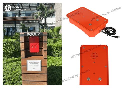 Het laatste nieuws van het bedrijf over J&R JR104-2B-AL Waterdichte Telefoon Geïnstalleerd in Hotelproject in Mexico