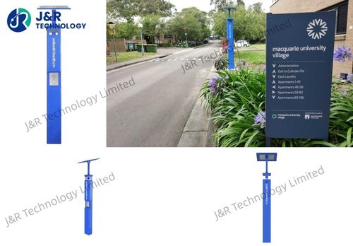 Laatste bedrijfsblogs JR321-SC-SP noodtelefoons op zonne-energie geïnstalleerd in Macquarie University Village om de veiligheid op de campus te verbeteren