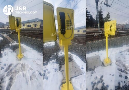 Laatste bedrijfsblogs JR101-FK-SIP industrial-grade phone ensures railway communication security in extremely cold environment