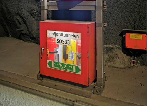 Het laatste nieuws van het bedrijf over SIP Weerbestendige Telefoon Geïnstalleerd in Noorse Tunnel
