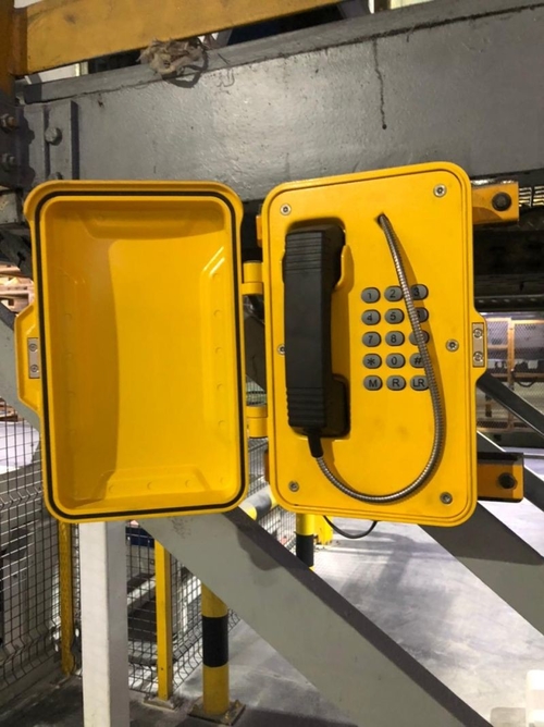 Het laatste nieuws van het bedrijf over JR Weerbestendige telefoon geïnstalleerd in een Saoedisch industrieel park