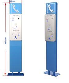 Goede prijs. Vandaalbestendige handsfree SOS-telefoonzuil met camera en dubbele automatische kiesknop online
