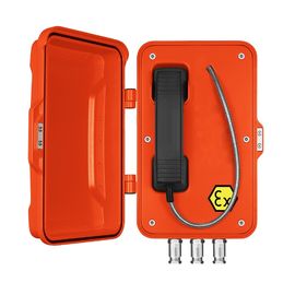 Goede prijs. Automatische analoge explosieveilige telefoon met behuizing van aluminiumlegering online