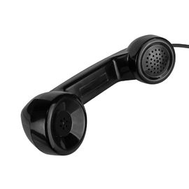 Goede prijs. Anti-destructieve zwarte telefoon microfoon met PC / ABS materiaal online