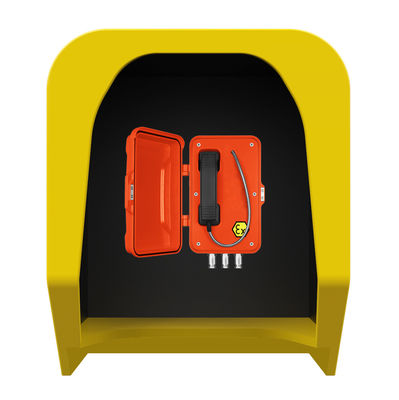 Goede prijs. Aan de muur gemonteerde kleurrijke akoestische telefooncel, geluidsreducerende telefoon online