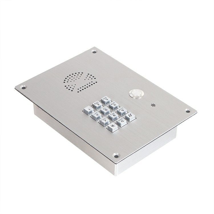 Full Keypad Emergency Lab Intercom Analog SIP GSM Emergency Hands Free Intercom
