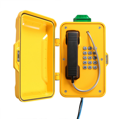 Goede prijs. Waterdichte de Tunneltelefoon van de aluminiumlegering IP67 met Alarmlicht online