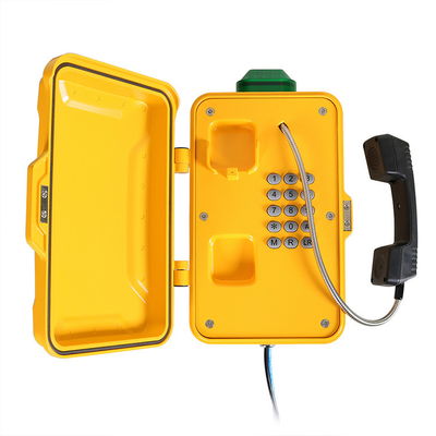 De Openlucht Weerbestendige Telefoons van de aluminiumlegering IP67 met Alarmlicht