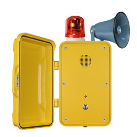 Mijnbouw/de Mariene Voip-Handen van de Noodsituatietelefoon Vrije Snelkeuze met het Uitzenden