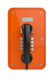 Oranje Industriële Weerbestendige Telefoon met LCD Vertoning en Ruwe Zaktelefoon