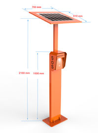 GSM/van 3G de Zonne Aangedreven Telefoon van de Snelkeuzenoodsituatie voor Snelweg/Weg