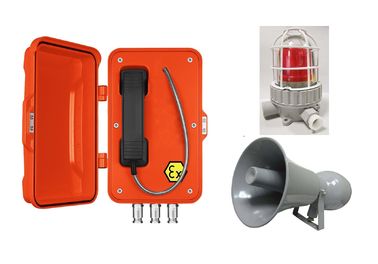 Oranje Waterdichte Explosiebestendige Telefoon voor Olieexploratie/Chemische Industrie