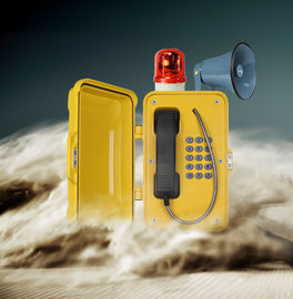 Goede prijs. Luide het Bewijs Waterdichte Telefoon van het Sprekersstof met Waarschuwingslamp voor Lawaaierige Industrie online
