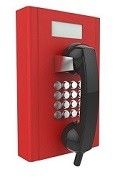 Goede prijs. Grijze of Rode Robuuste VoIP Telefoon Wandmontage voor Ziekenhuis/Bank Service online