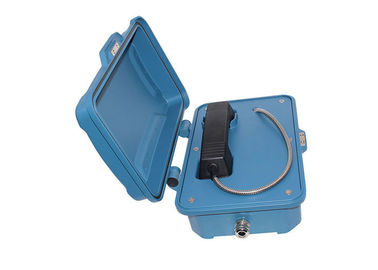 Goede prijs. Blauwe kleuren Buitenweertelefoons 80 - 95 dB Klinkvolume Voor Spoorwegen online
