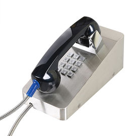 De Telefoon van de de Wijzerplaatnoodsituatie van gevangenisvoip Iauto, Telefoon IP54-IP65 van de Roestvrij staal de Geribde Muur