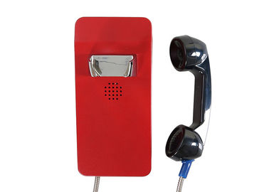 Het rode Bureau die van de Vandaal Bestand Telefoon Ip66-GSM Slokje opzetten maakt 2 Jaar waterdicht Garantie