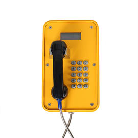 Van de het Ziekenhuisnoodsituatie van het weerbewijs de Telefoon van het de Intercomslokje met LCD Vertoning