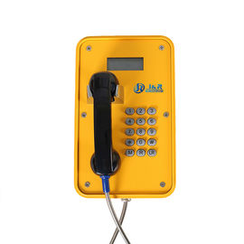 Industriële waterdichte noodtelefoon LCD-scherm SOS-functie voor Hazardou-gebied
