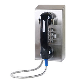 Bestand de Zaktelefoontelefoon IP55-IP65 van de roestvrij staalvandaal met Volledig Toetsenbord