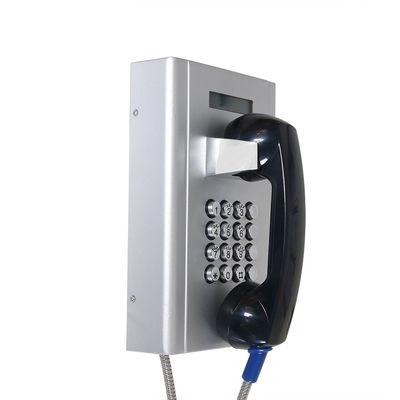 DC12V POE VoIP van de het Bewijstelefoon van de Gevangenisvandaal het SLOKJEgsm LCD Vertoning