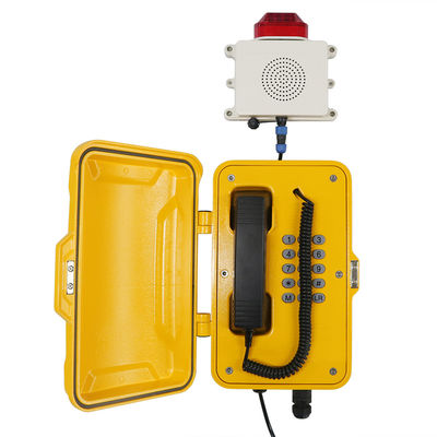 IP67 het weerbestendige VoIP-Telefoon Uitzenden met Opvlammende Lamp
