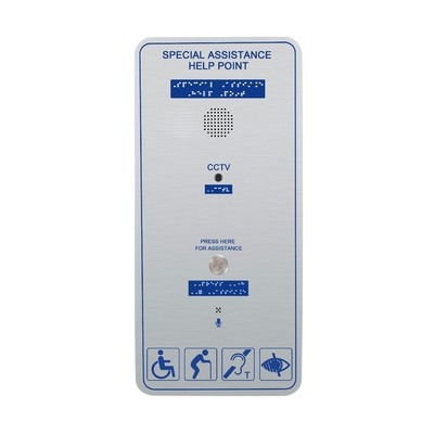 IP65 Telefoon SIP2.0 van de staal de Waterdichte Noodsituatie voor Campuslandline