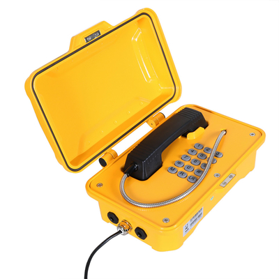 IP67 vochtigheids Bestand Industriële Weerbestendige Telefoon met Opvlammende Lamp en Hoorn